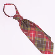 Tie, Ruche, Lightweight Wool, Buchanan Tartan